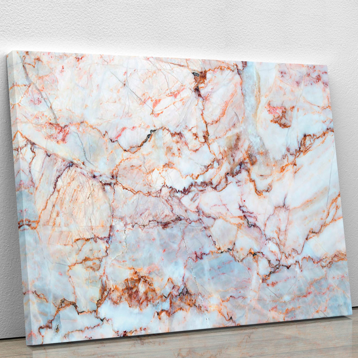 Marble with Brown Veins Canvas Print or Poster - Canvas Art Rocks - 1