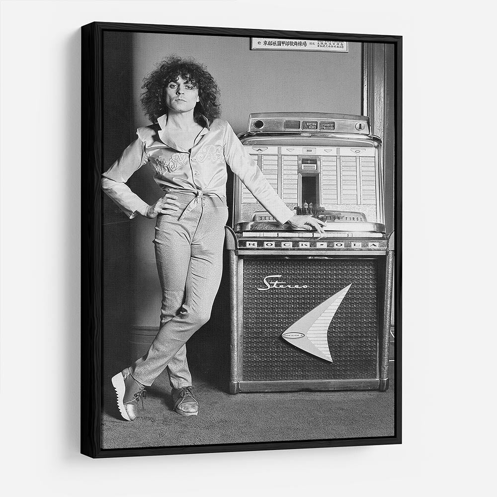 Marc Bolan at jukebox HD Metal Print