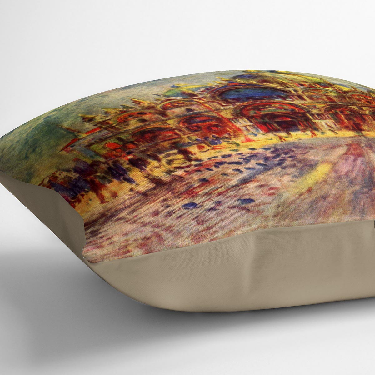 Marcus place in Venice by Renoir Cushion