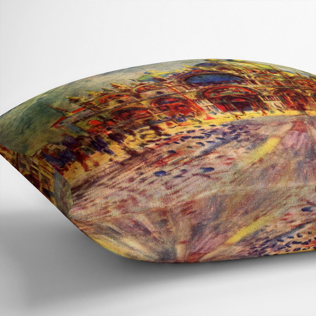 Marcus place in Venice by Renoir Cushion