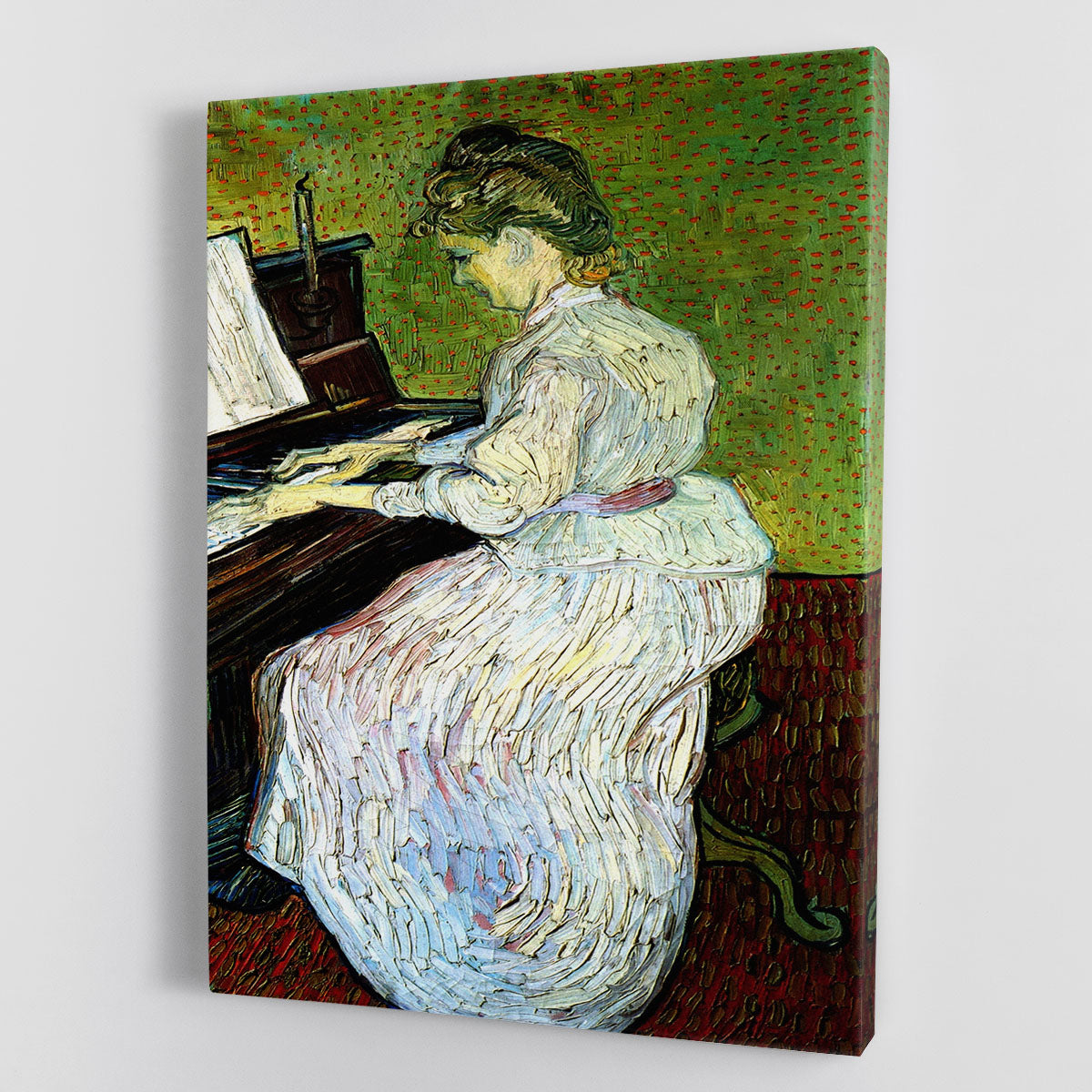 Marguerite Gachet at the Piano by Van Gogh Canvas Print or Poster - Canvas Art Rocks - 1