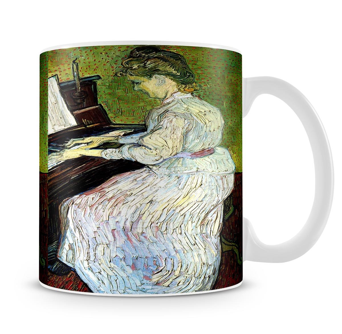 Marguerite Gachet at the Piano by Van Gogh Mug - Canvas Art Rocks - 4
