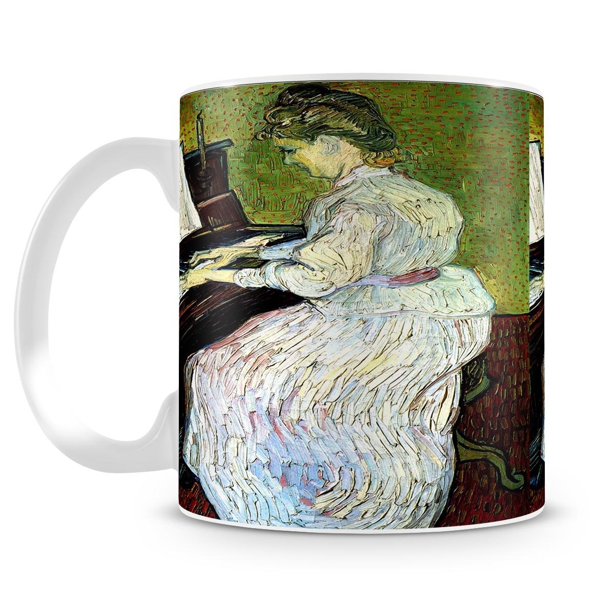 Marguerite Gachet at the Piano by Van Gogh Mug - Canvas Art Rocks - 4