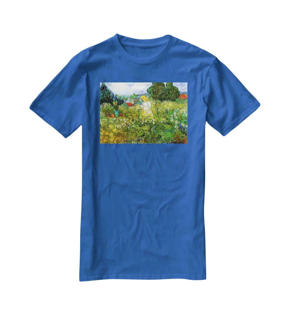 Marguerite Gachet in the Garden by Van Gogh T-Shirt - Canvas Art Rocks - 2