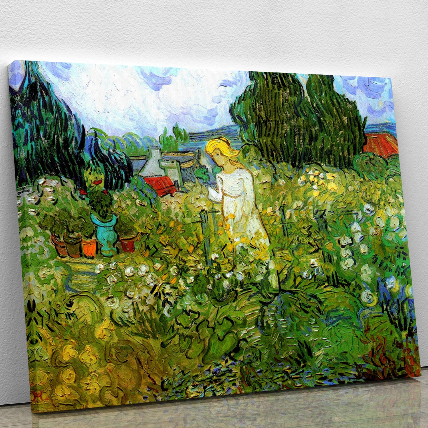 Marguerite Gachet in the Garden by Van Gogh Canvas Print or Poster - Canvas Art Rocks - 1