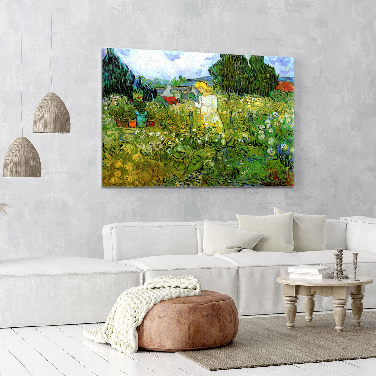 Marguerite Gachet in the Garden by Van Gogh Canvas Print or Poster - Canvas Art Rocks - 6