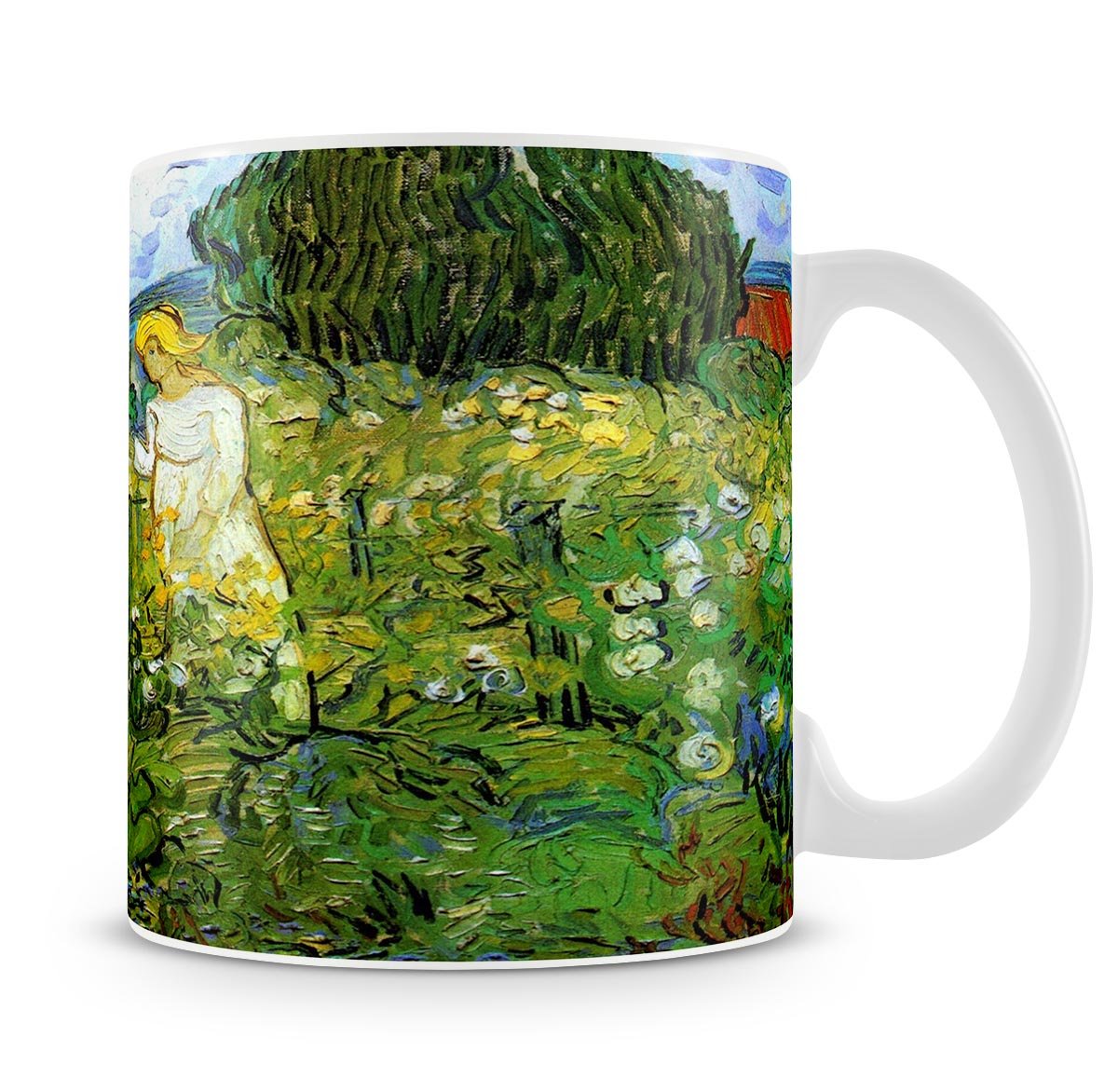 Marguerite Gachet in the Garden by Van Gogh Mug - Canvas Art Rocks - 4