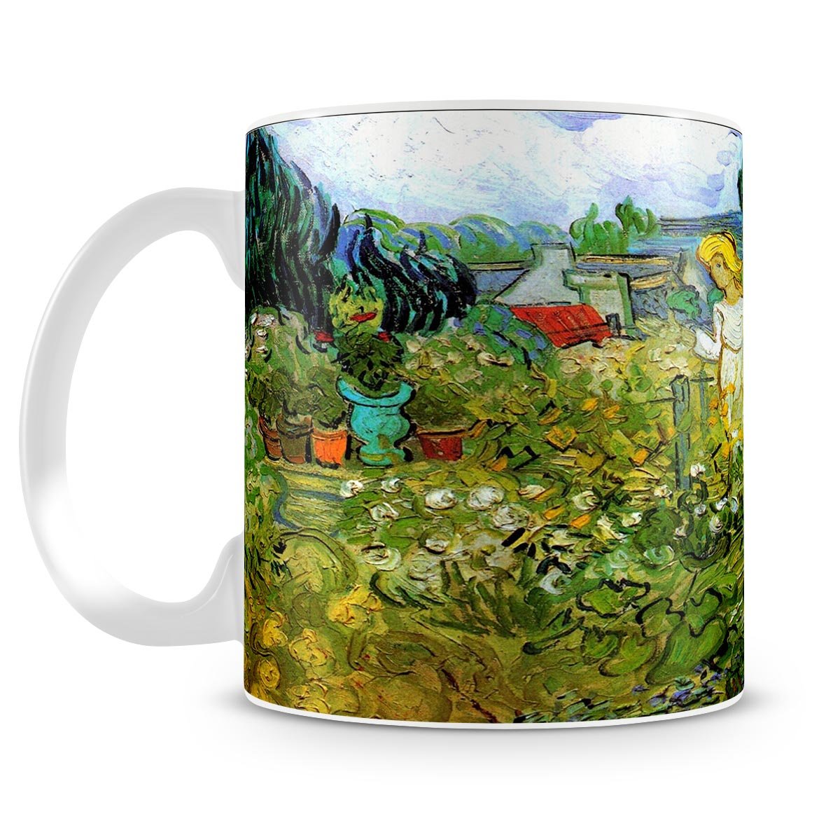 Marguerite Gachet in the Garden by Van Gogh Mug - Canvas Art Rocks - 4