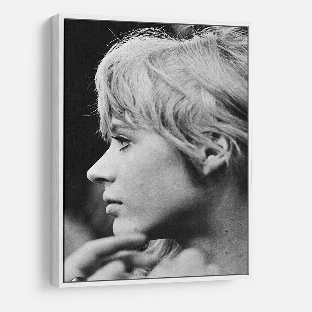 Marianne Faithfull in profile HD Metal Print