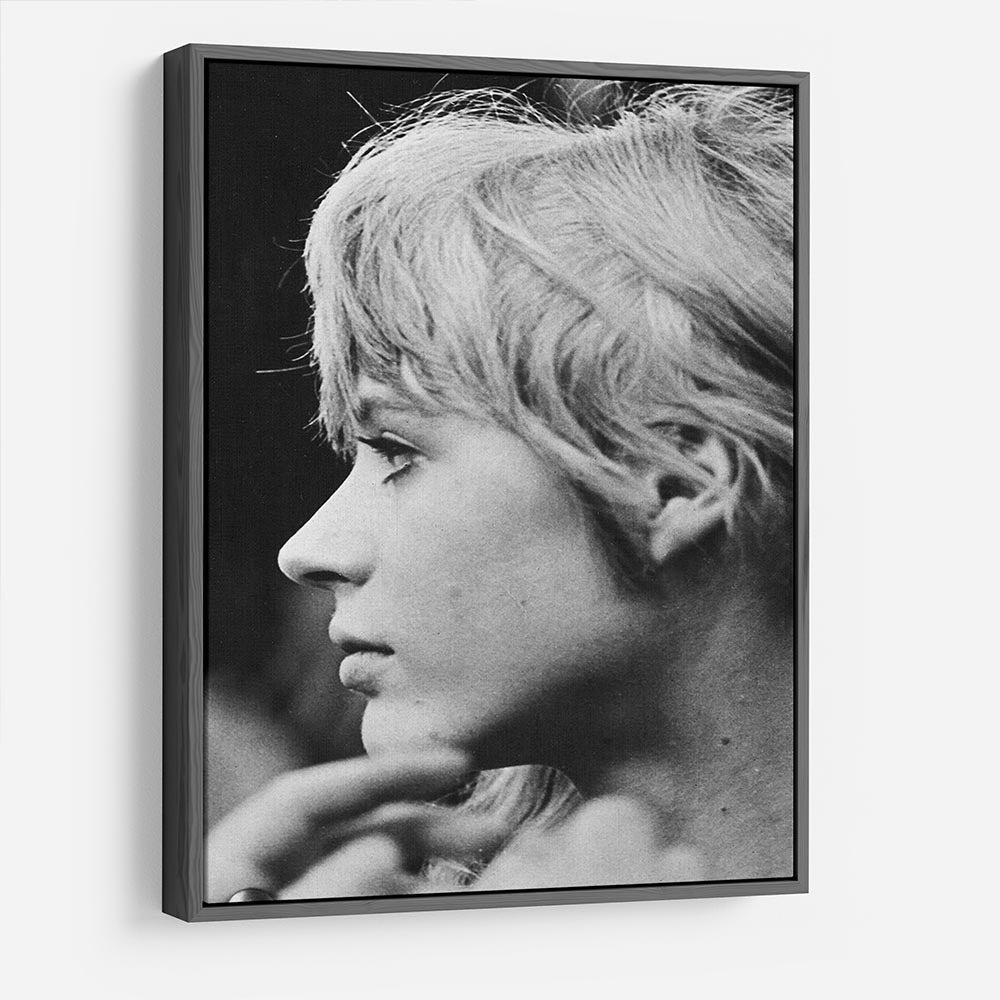 Marianne Faithfull in profile HD Metal Print