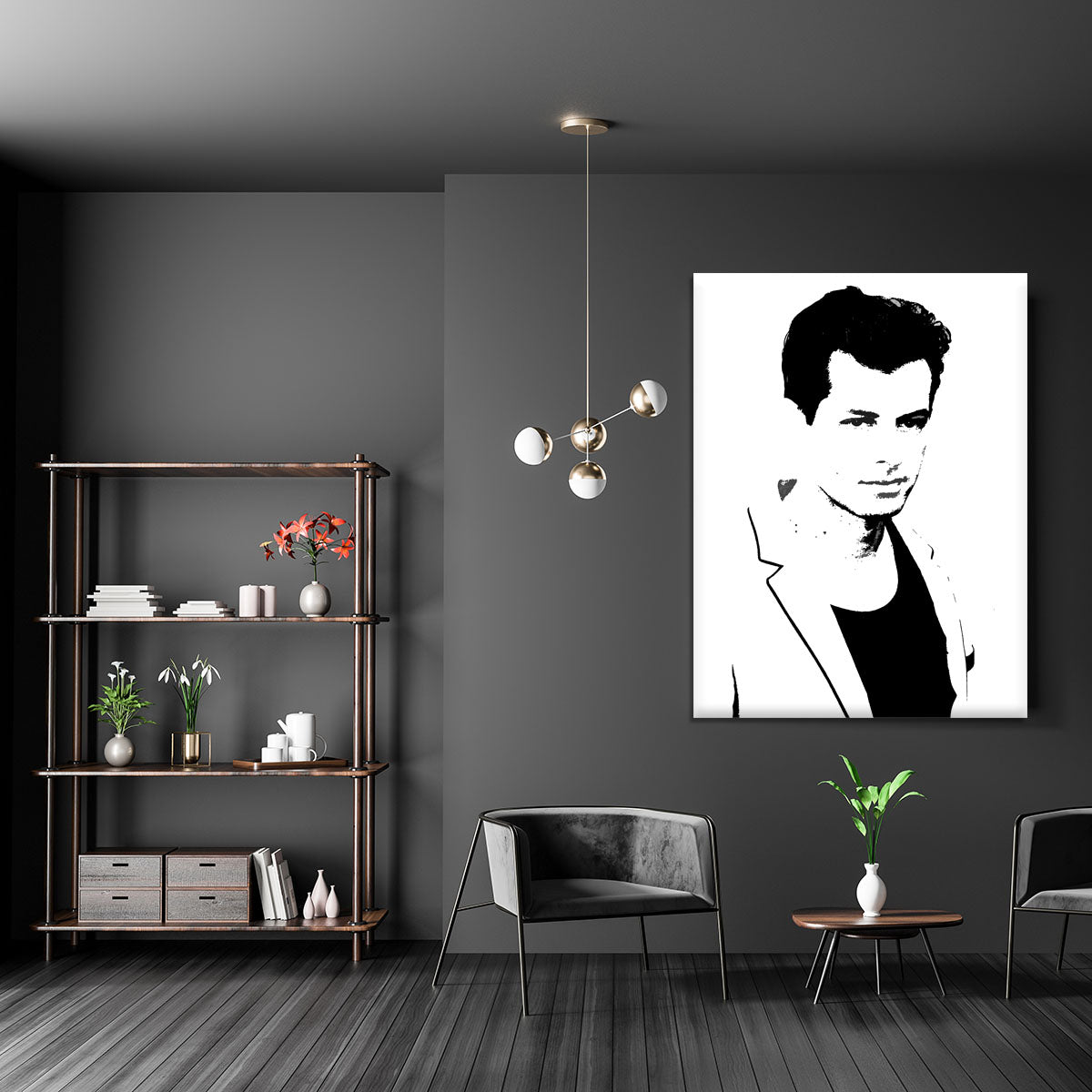 Mark Ronson Black and White Canvas Print or Poster - Canvas Art Rocks - 5