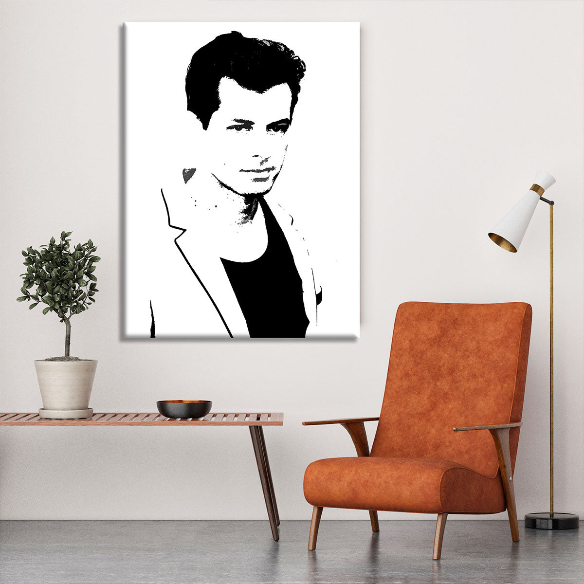 Mark Ronson Black and White Canvas Print or Poster - Canvas Art Rocks - 6