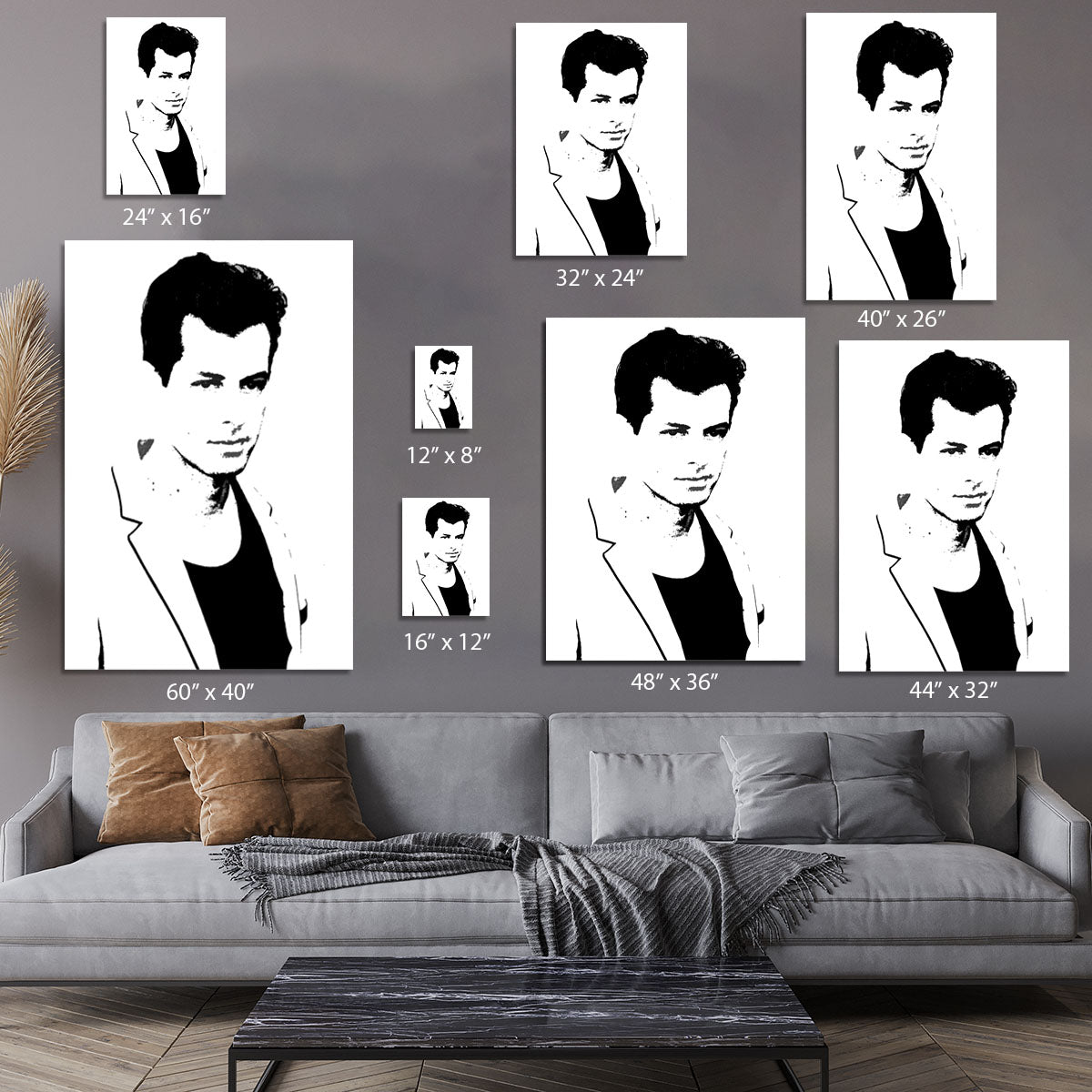 Mark Ronson Black and White Canvas Print or Poster - Canvas Art Rocks - 7