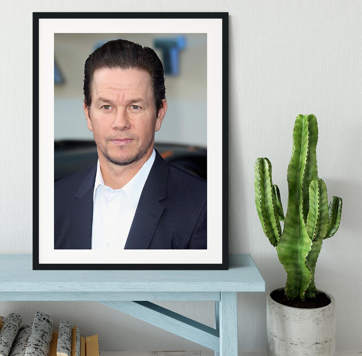 Mark Wahlberg Framed Print - Canvas Art Rocks - 1