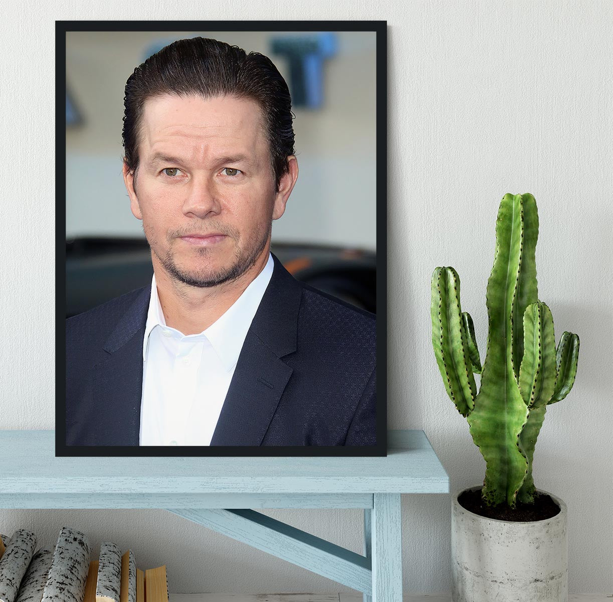Mark Wahlberg Framed Print - Canvas Art Rocks - 2