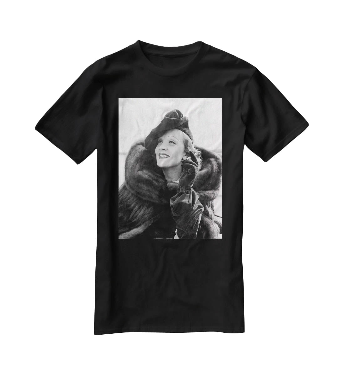 Marlene Dietrich T-Shirt - Canvas Art Rocks - 1