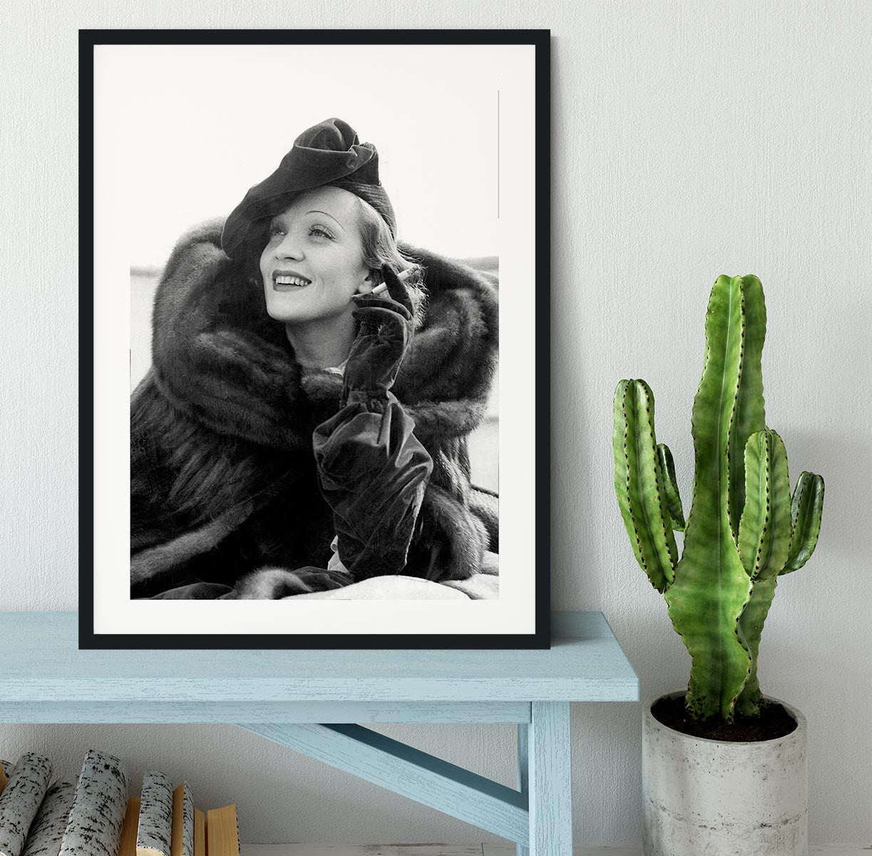 Marlene Dietrich Framed Print - Canvas Art Rocks - 1