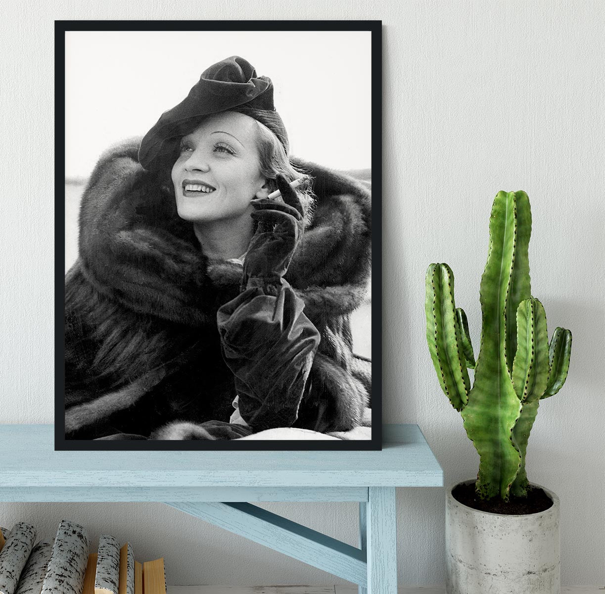 Marlene Dietrich Framed Print - Canvas Art Rocks - 2
