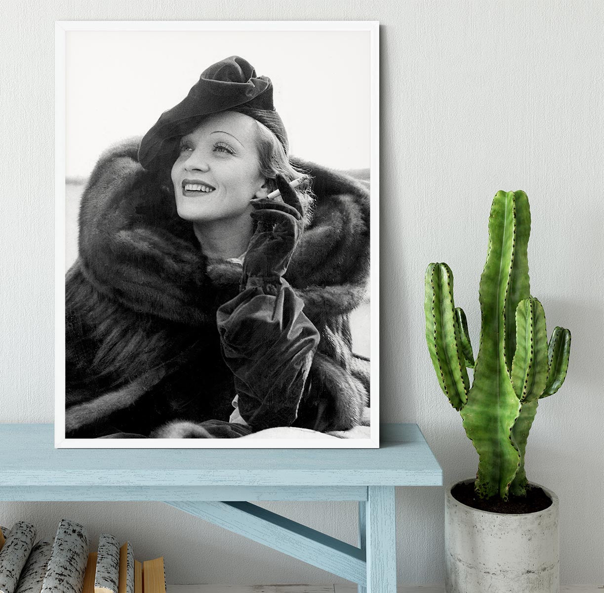 Marlene Dietrich Framed Print - Canvas Art Rocks -6