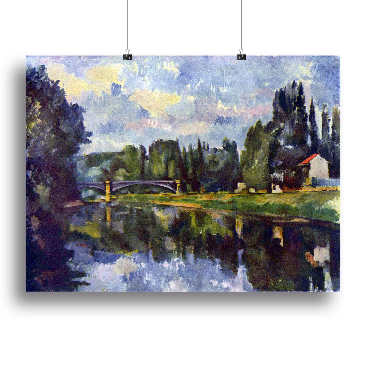Marne Shore by Cezanne Canvas Print or Poster - Canvas Art Rocks - 2