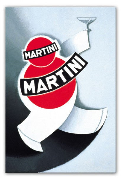 Martini Vintage Print - Canvas Art Rocks - 1