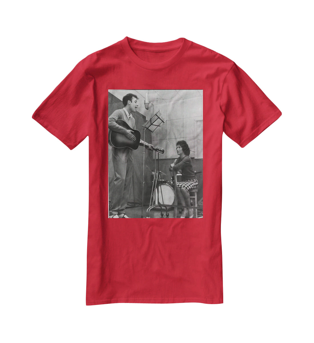 Marty Wilde recording T-Shirt - Canvas Art Rocks - 4