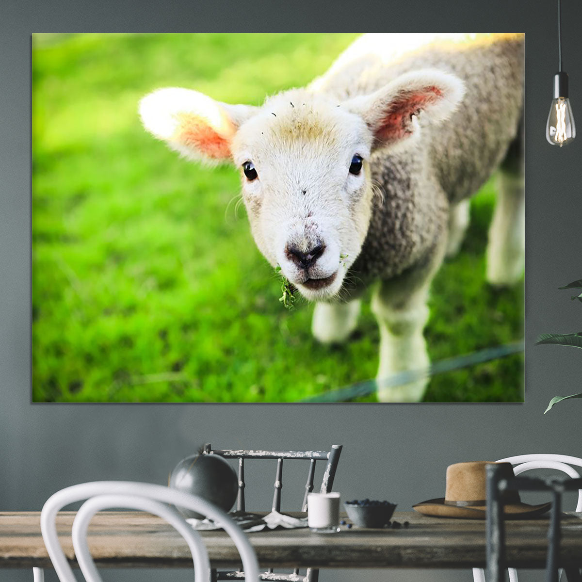 Mary had a little lamb Canvas Print or Poster - Canvas Art Rocks - 3