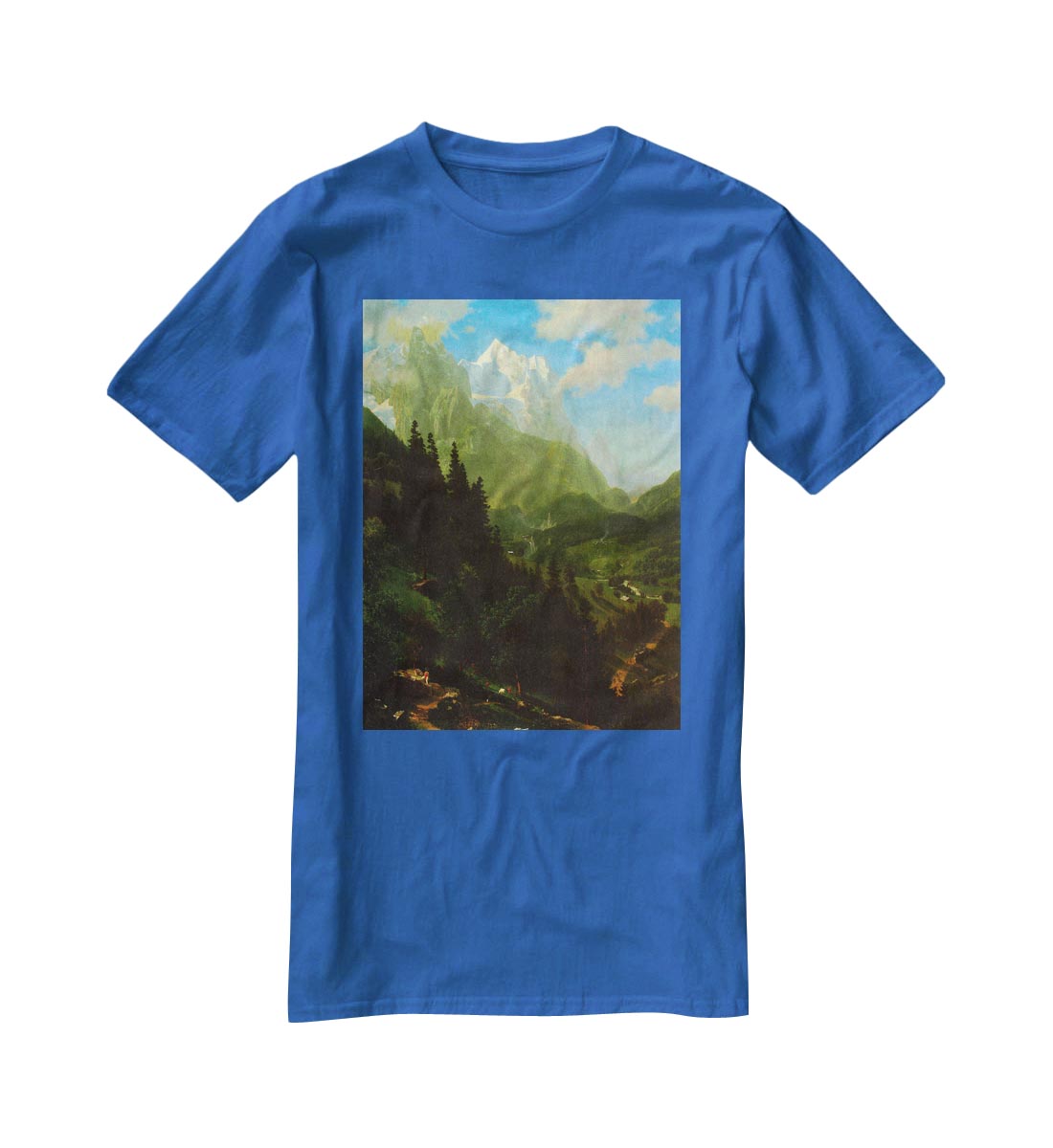 Matterhorn by Bierstadt T-Shirt - Canvas Art Rocks - 2