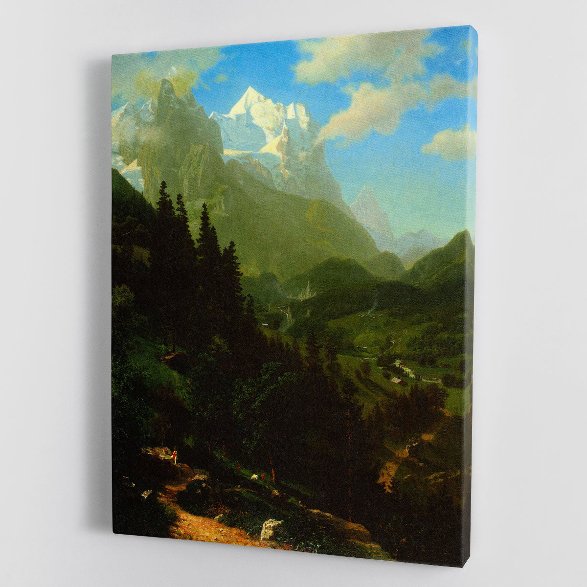 Matterhorn by Bierstadt Canvas Print or Poster - Canvas Art Rocks - 1