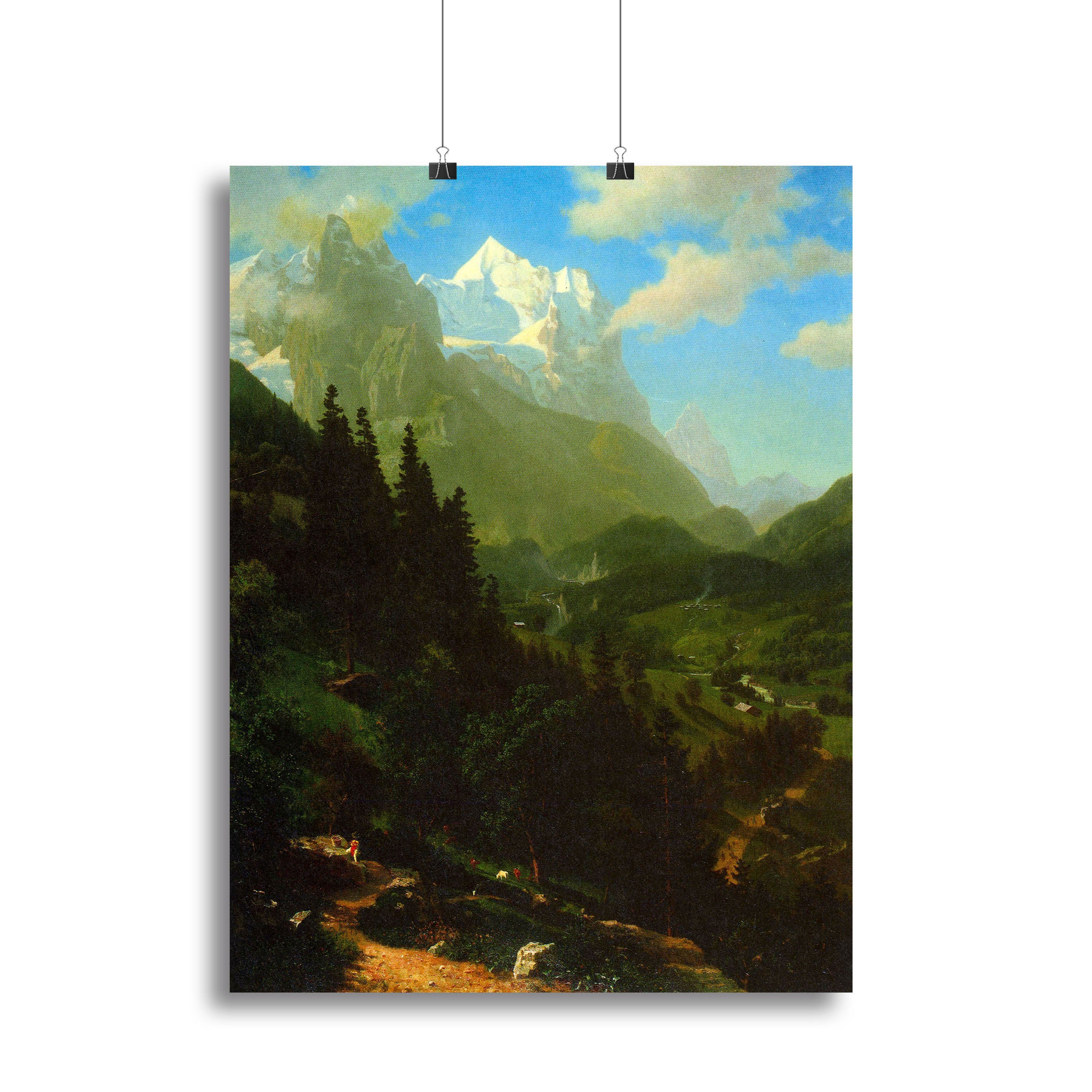 Matterhorn by Bierstadt Canvas Print or Poster - Canvas Art Rocks - 2