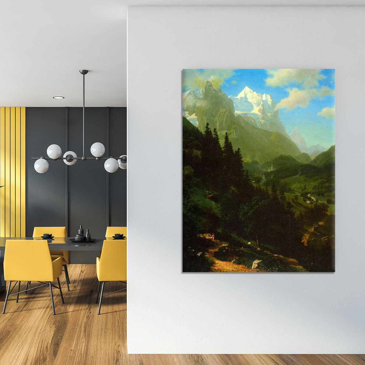Matterhorn by Bierstadt Canvas Print or Poster - Canvas Art Rocks - 4