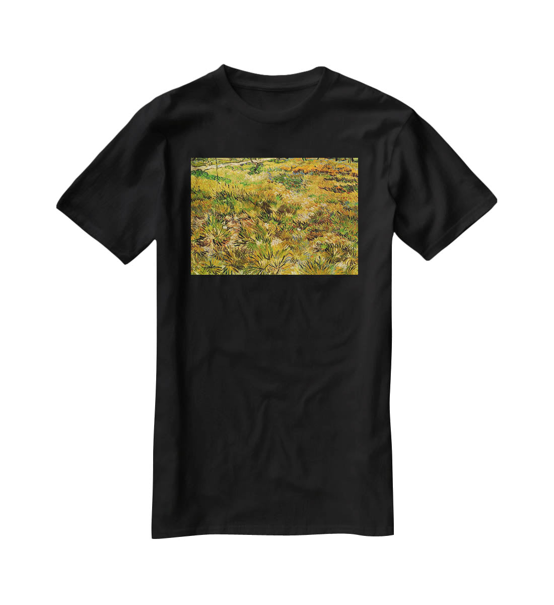 Meadow in the Garden of Saint-Paul Hospital by Van Gogh T-Shirt - Canvas Art Rocks - 1