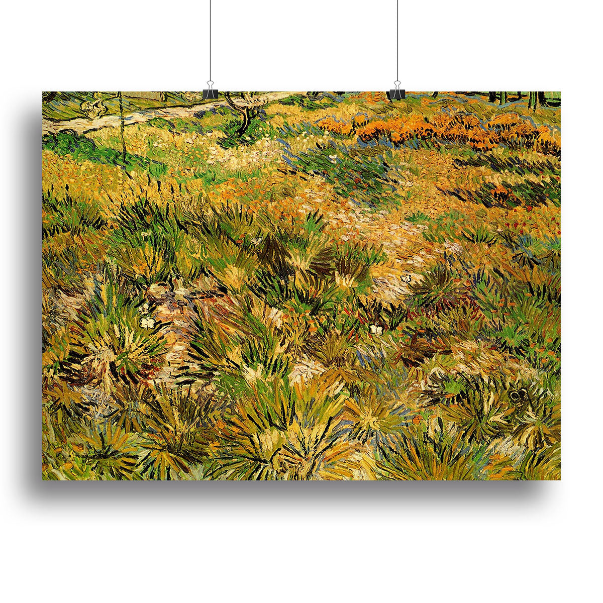 Meadow in the Garden of Saint-Paul Hospital by Van Gogh Canvas Print or Poster - Canvas Art Rocks - 2