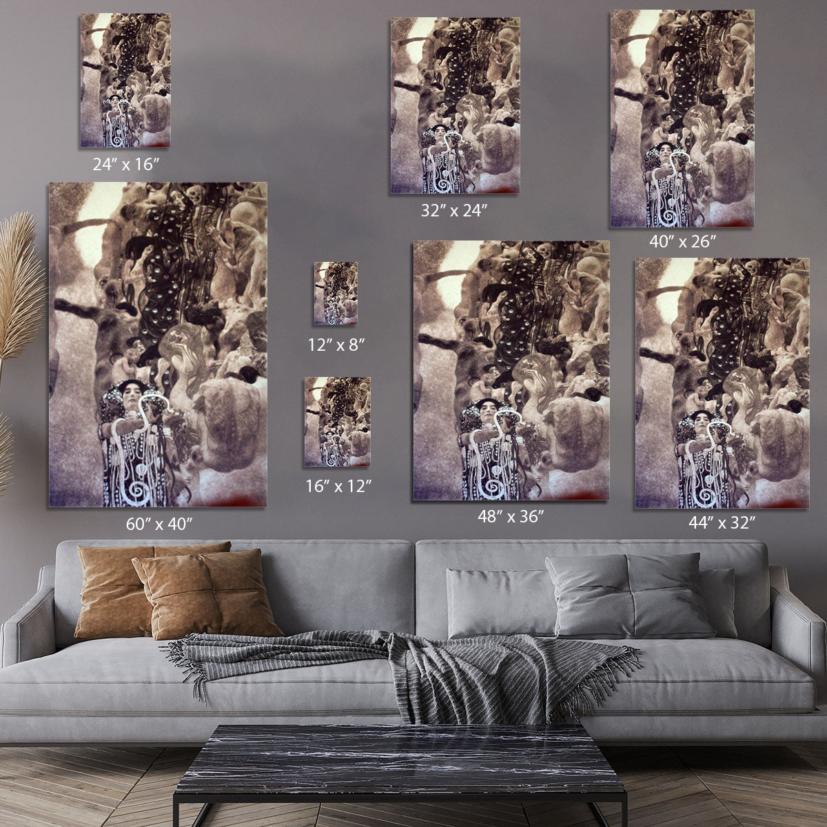 Medicine by Klimt Canvas Print or Poster - Canvas Art Rocks - 7