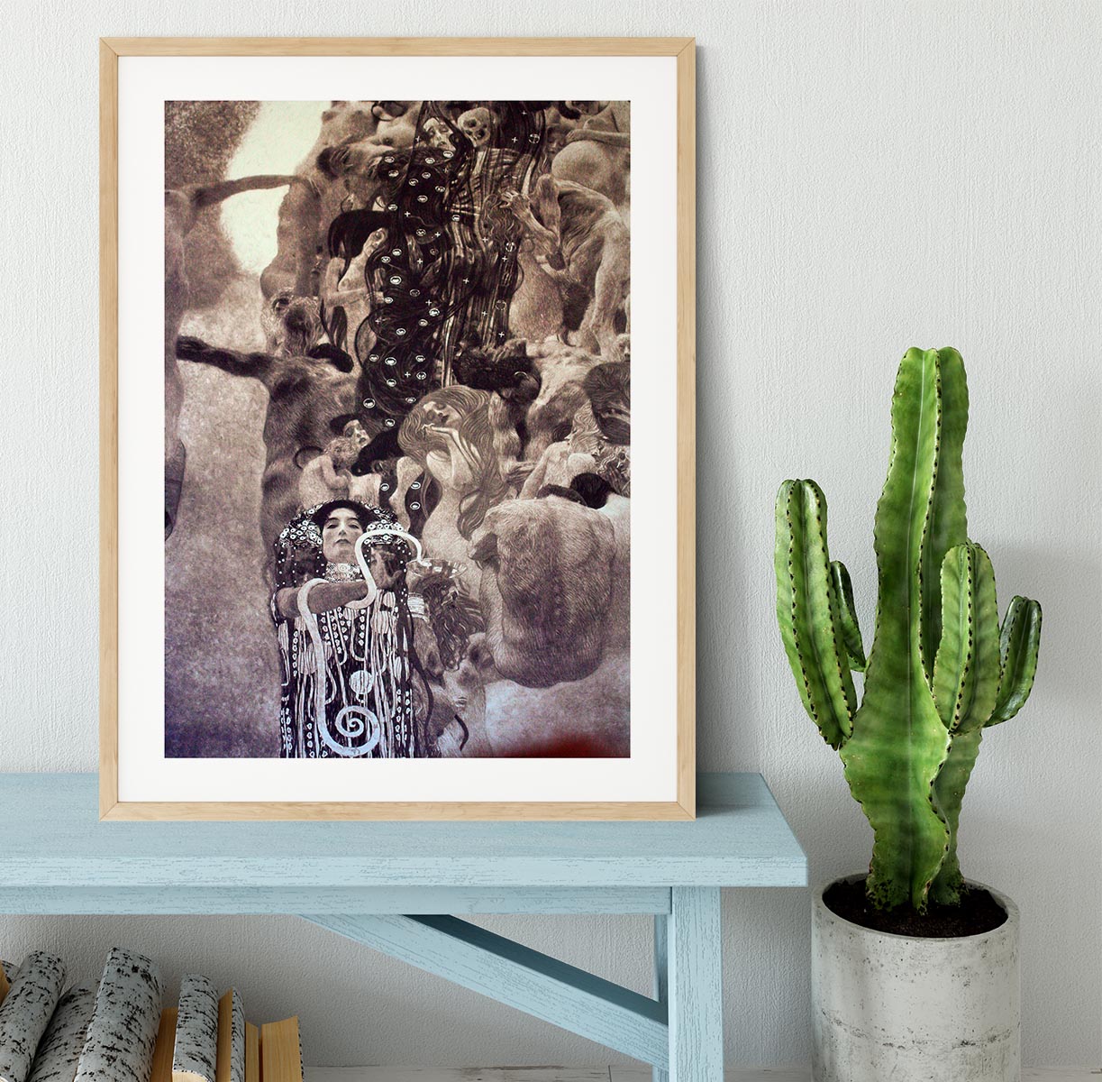 Medicine by Klimt Framed Print - Canvas Art Rocks - 3