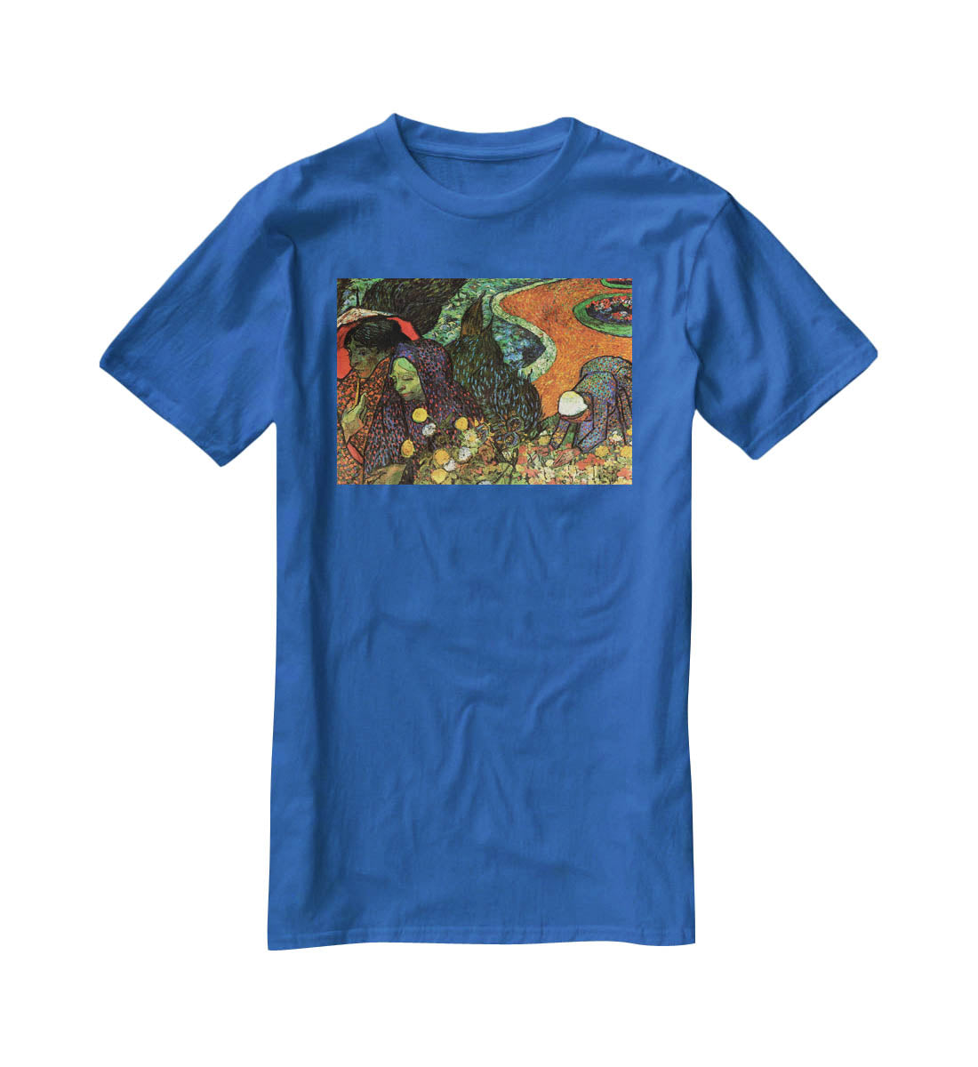 Memory of the Garden at Etten by Van Gogh T-Shirt - Canvas Art Rocks - 2