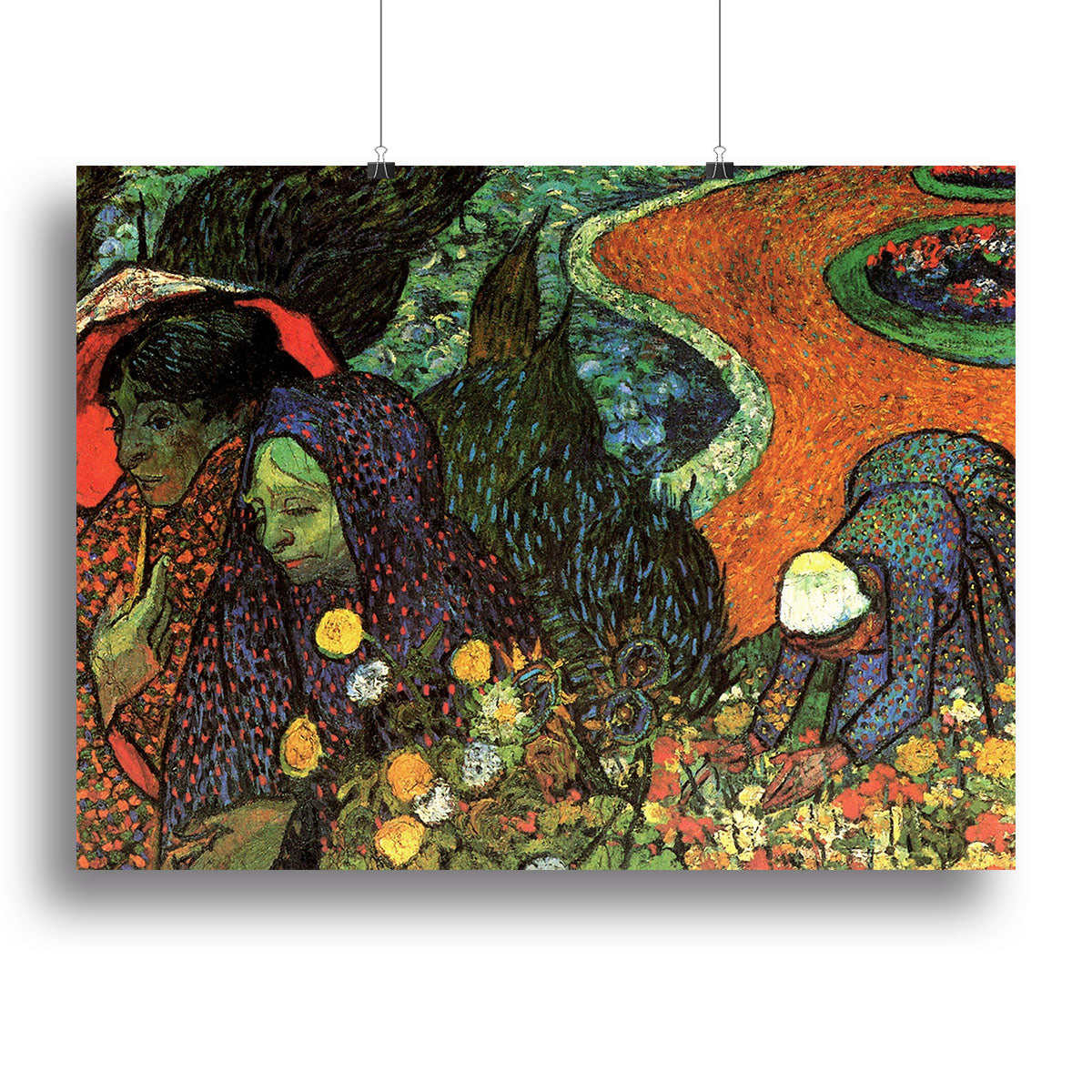 Memory of the Garden at Etten by Van Gogh Canvas Print or Poster - Canvas Art Rocks - 2