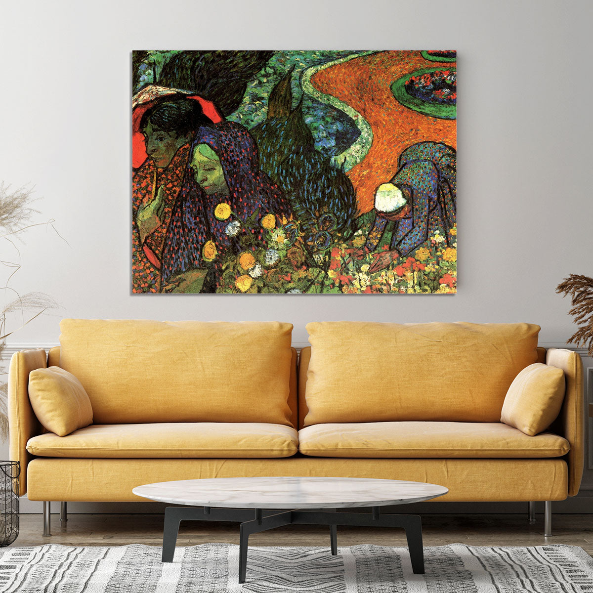 Memory of the Garden at Etten by Van Gogh Canvas Print or Poster - Canvas Art Rocks - 4