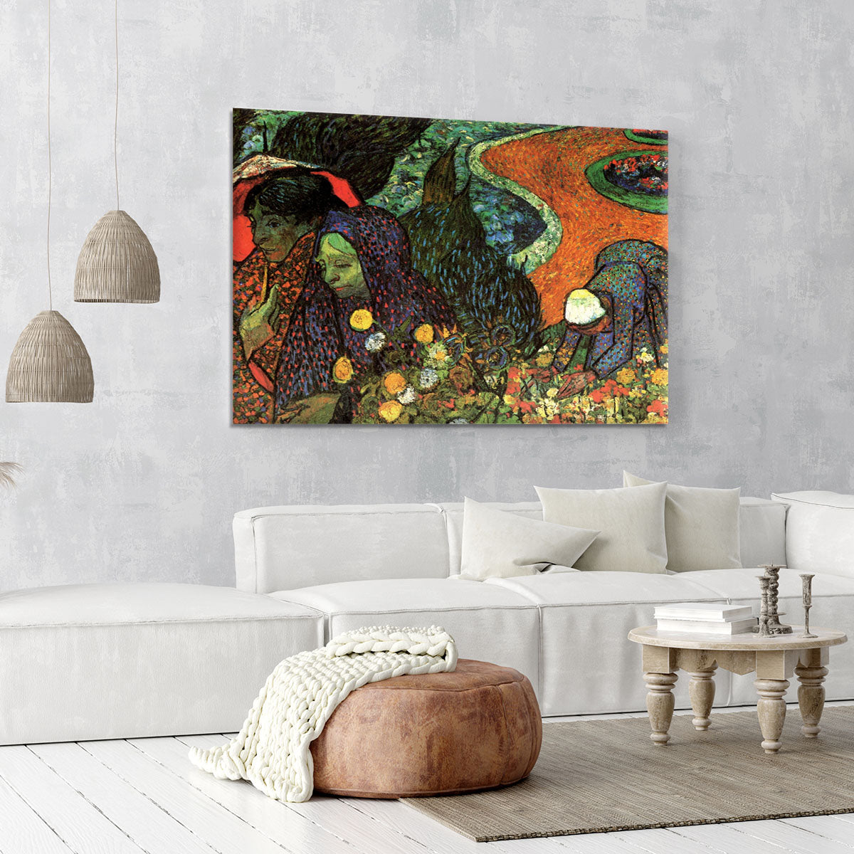 Memory of the Garden at Etten by Van Gogh Canvas Print or Poster - Canvas Art Rocks - 6