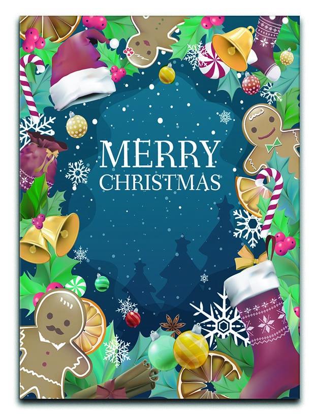 Merry Christmas Canvas Print or Poster  - Canvas Art Rocks - 1