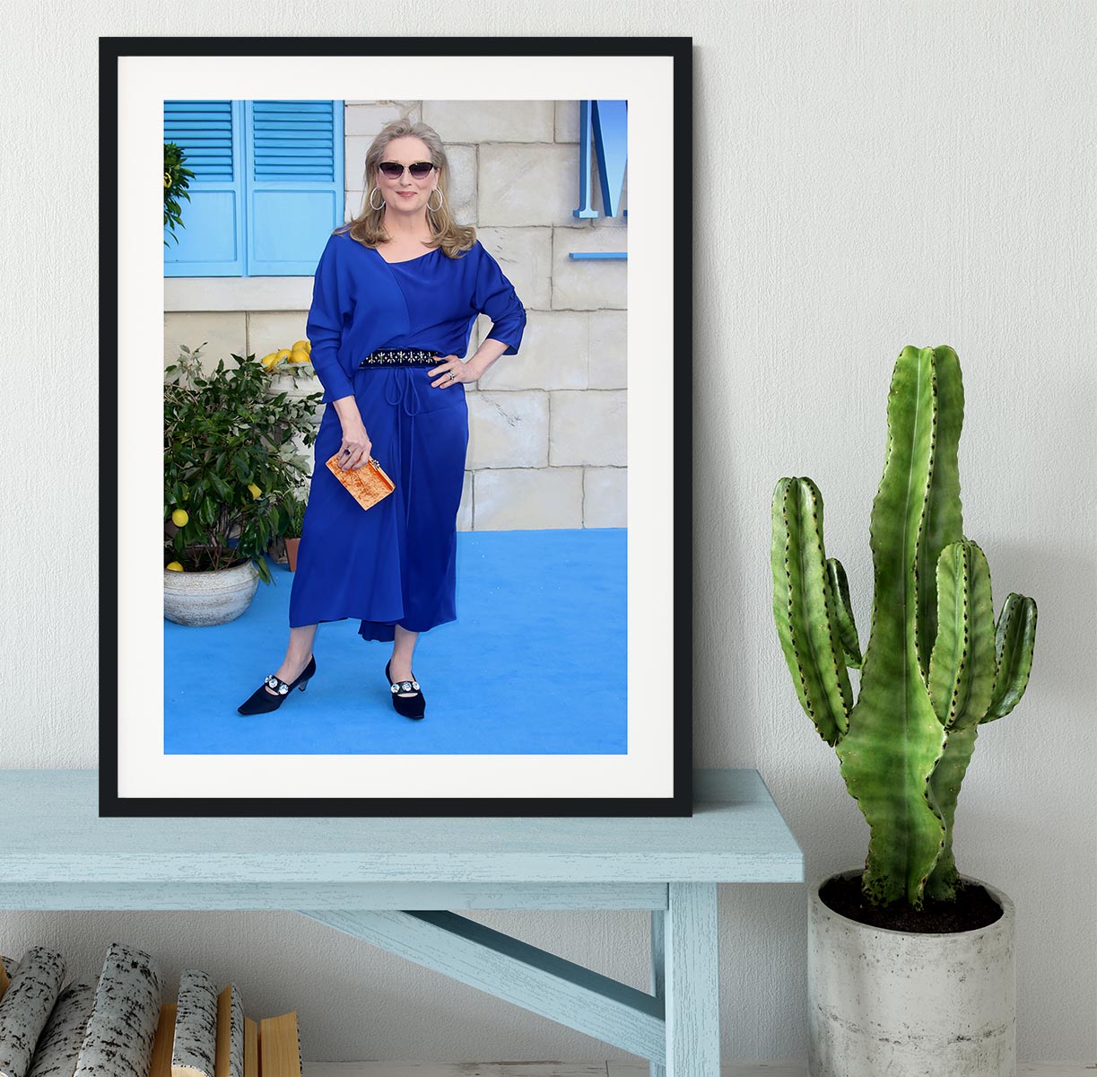 Meryl Streep Mamma Mia Framed Print - Canvas Art Rocks - 1