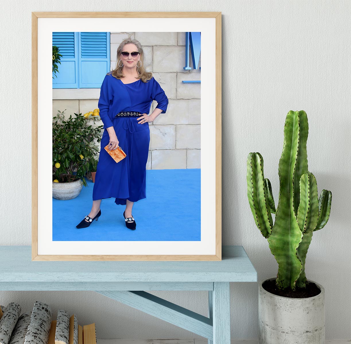 Meryl Streep Mamma Mia Framed Print - Canvas Art Rocks - 3