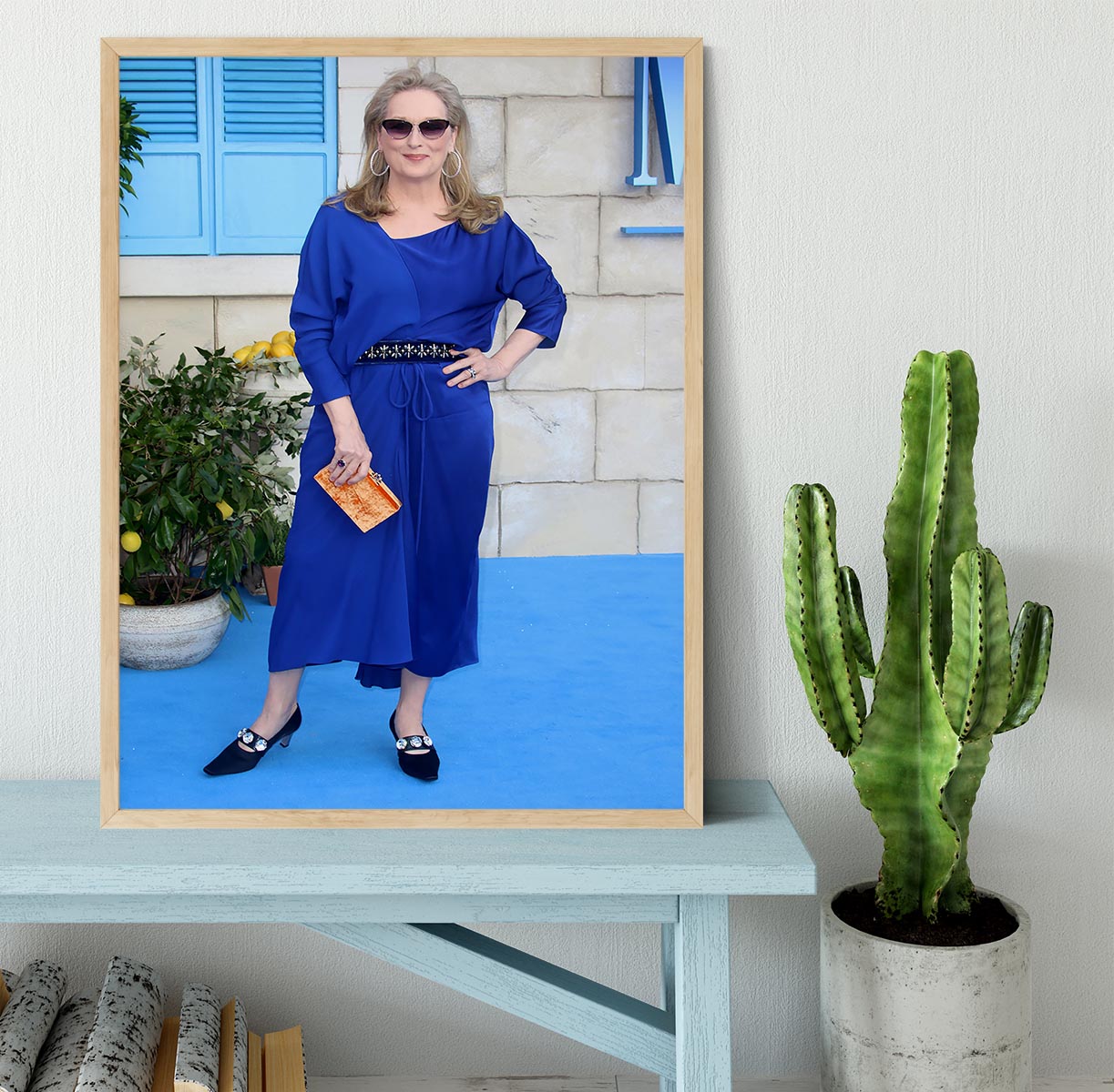 Meryl Streep Mamma Mia Framed Print - Canvas Art Rocks - 4