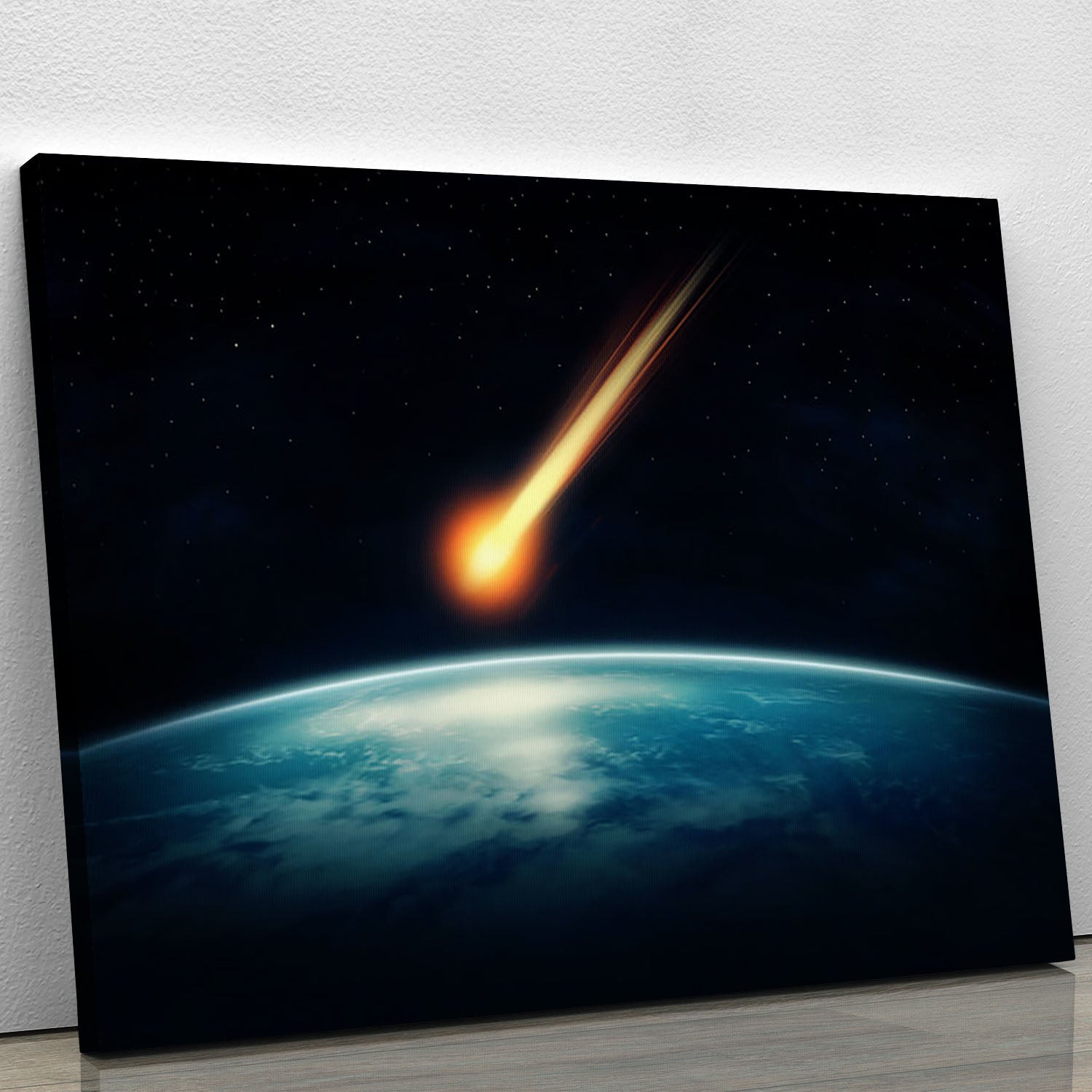 Meteor flying to the earth Canvas Print or Poster - Canvas Art Rocks - 1