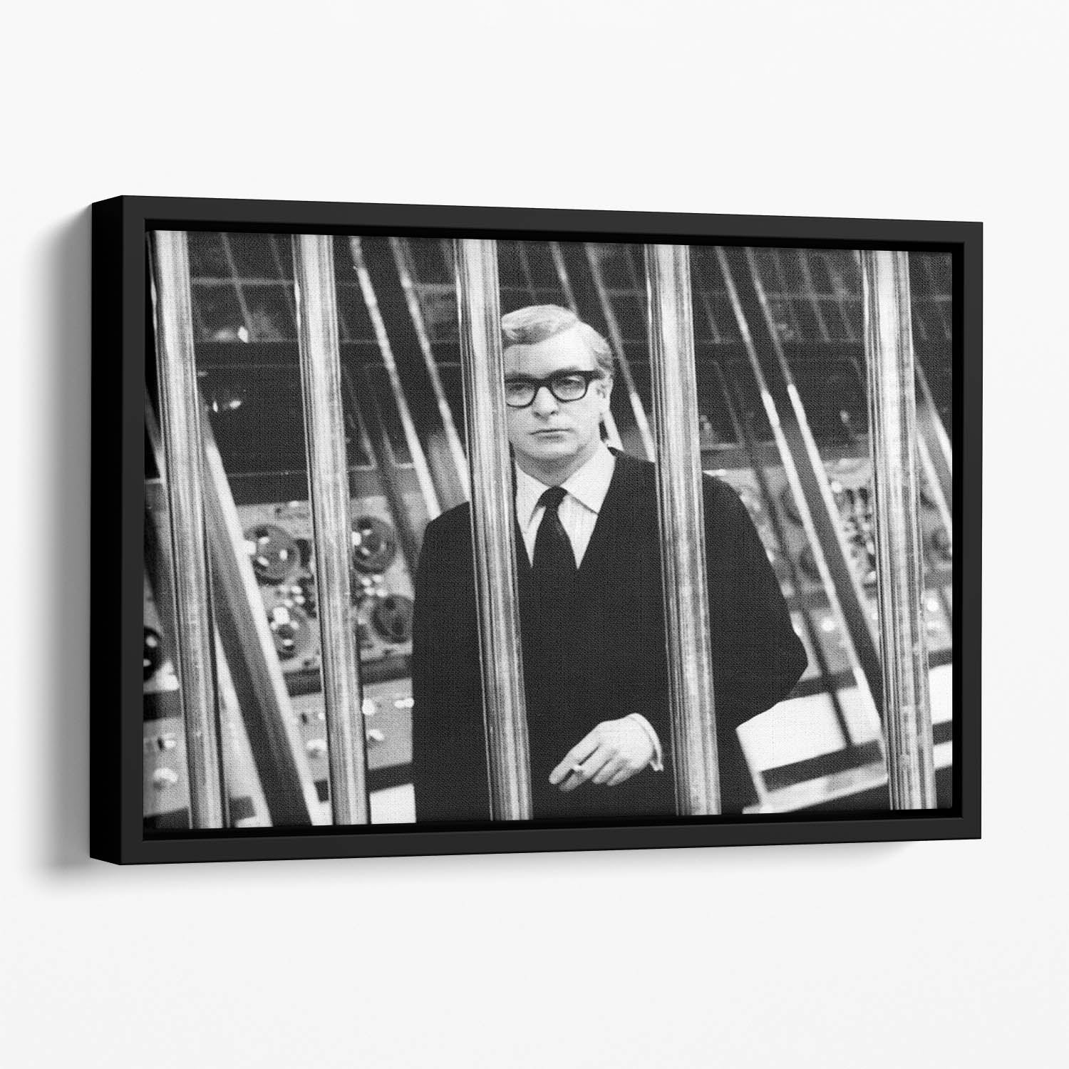 Michael Caine 1967 Floating Framed Canvas