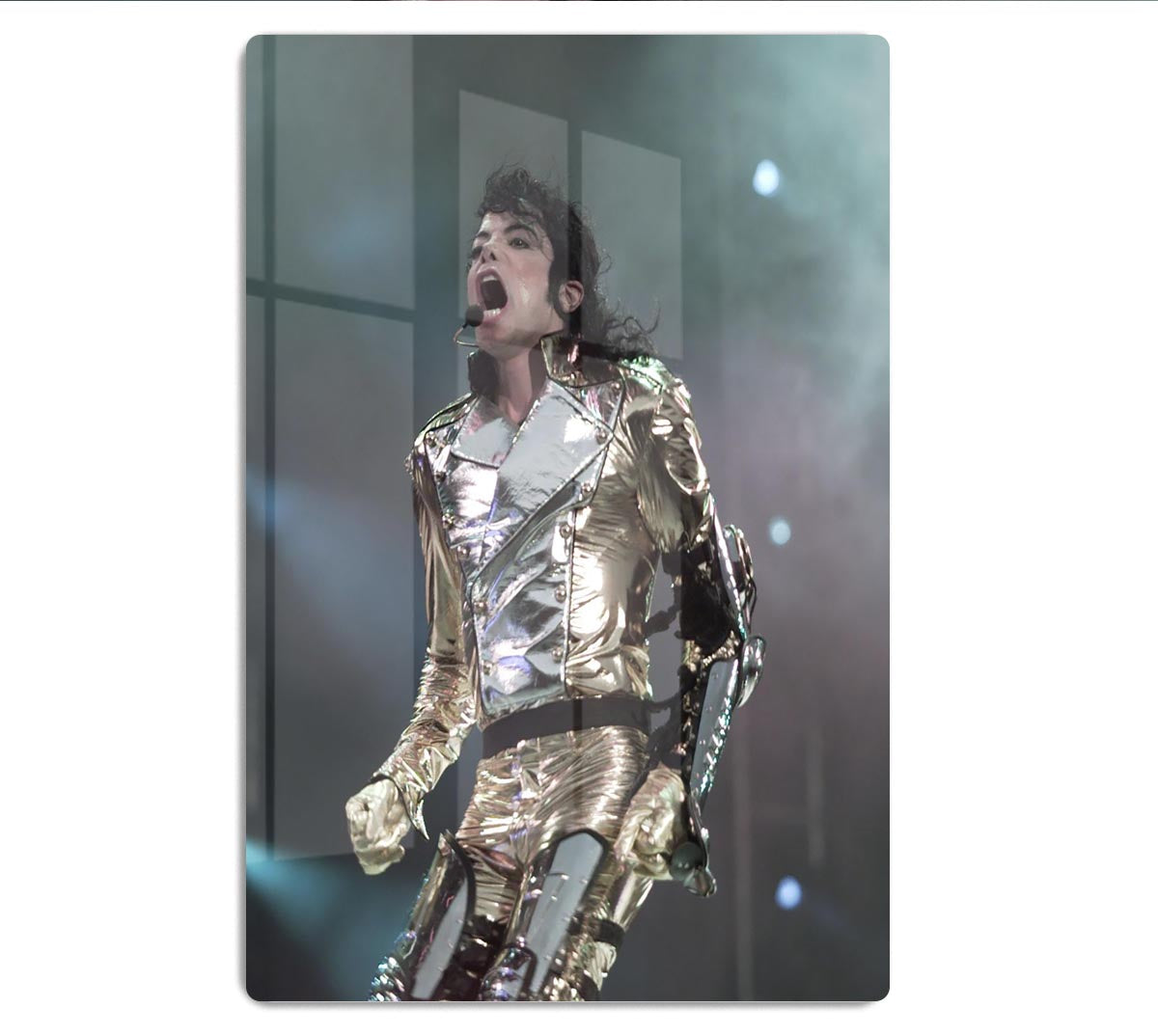 Michael Jackson performs HD Metal Print