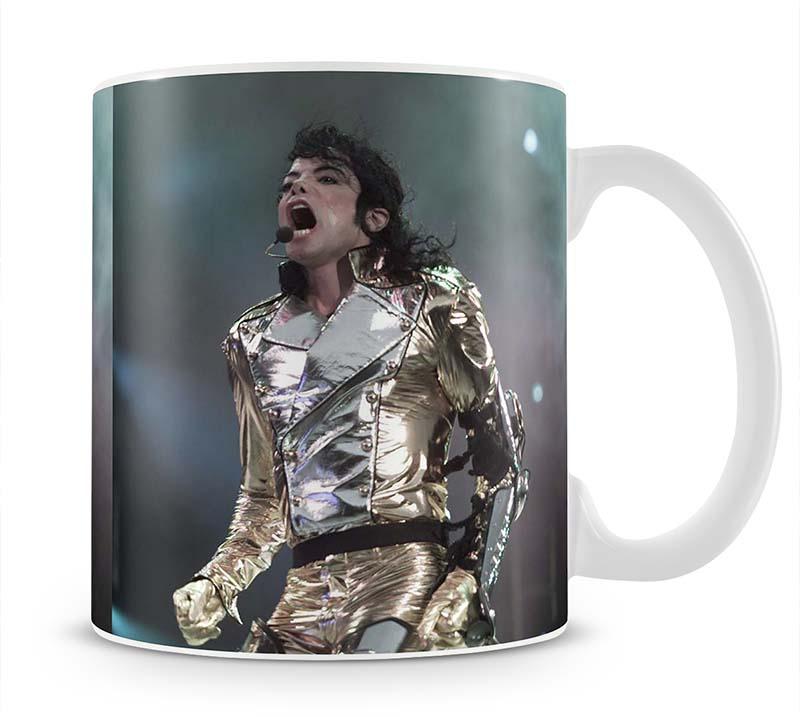 Michael Jackson performs Mug - Canvas Art Rocks - 1
