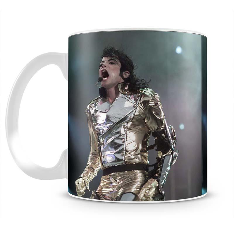 Michael Jackson performs Mug - Canvas Art Rocks - 2