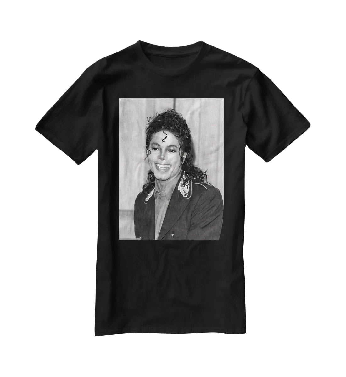 Michael Jackson smiles T-Shirt - Canvas Art Rocks - 1