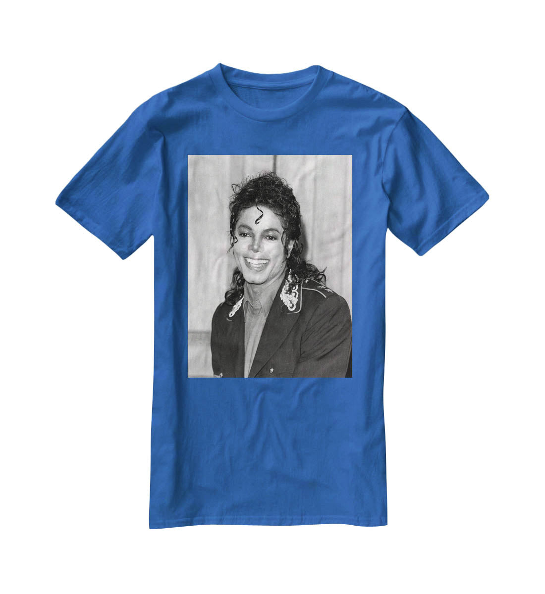 Michael Jackson smiles T-Shirt - Canvas Art Rocks - 2